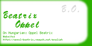 beatrix oppel business card